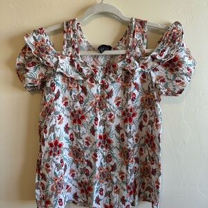 Alyx Blouse with Bold Floral Design